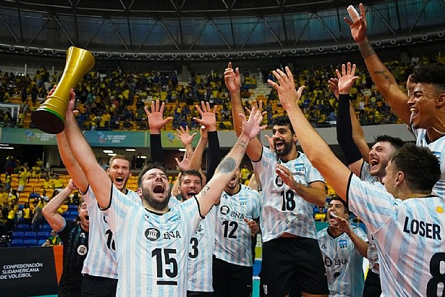 Vóley masculino: ARGENTINA SE CORONÓ CAMPEONA SUDAMERICANA POR SEGUNDA VEZ EN LA HISTORIA