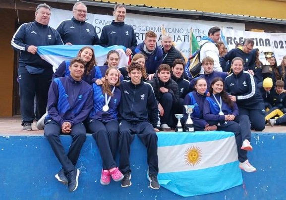 Natación: ARGENTINA SE DESPIDIÓ DEL SUDAMERICANO JUVENIL CON 72 PRESEAS
