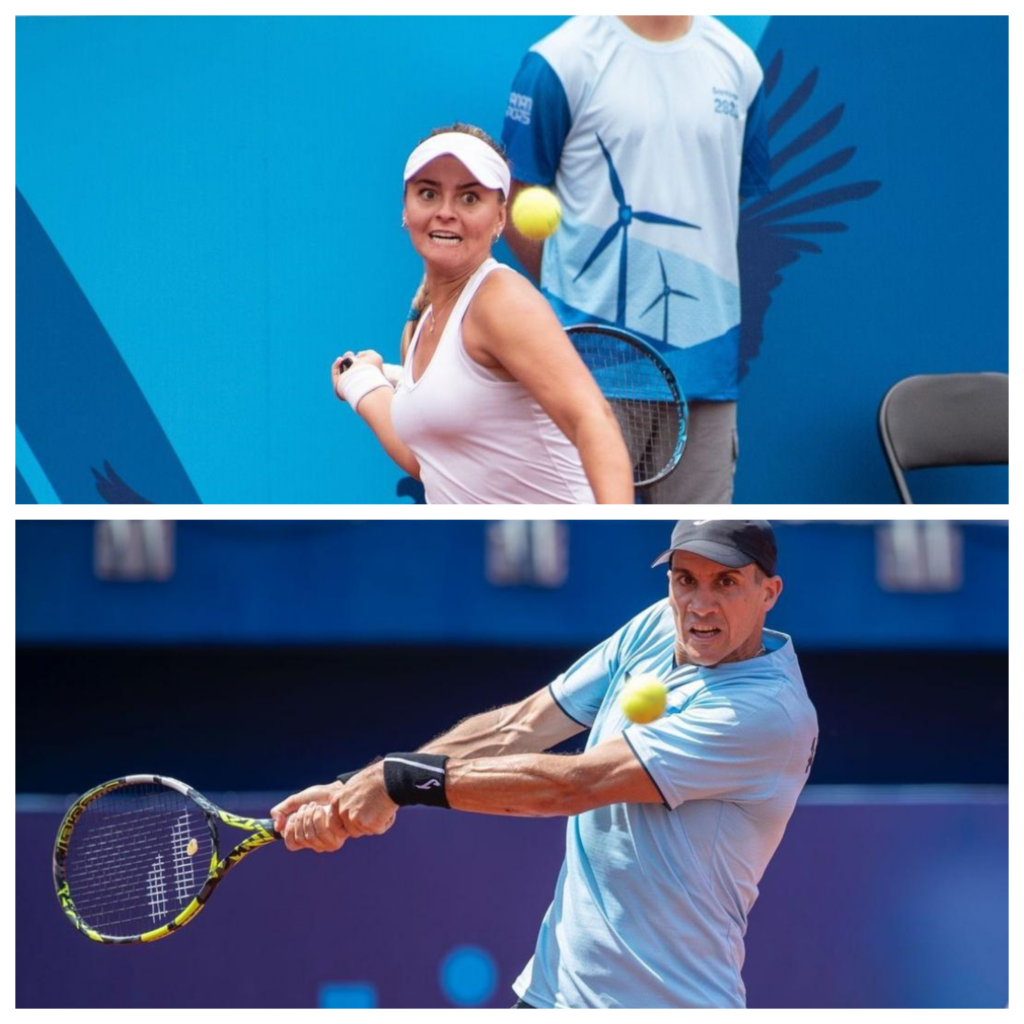 JJPP Santiago 2023: TENIS | INICIO VICTORIOSO LUCIANA MOYANO Y FACUNDO BAGNIS