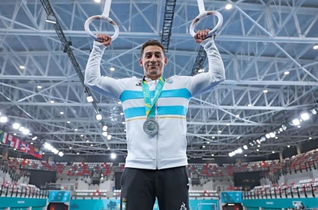 JJPP SANTIAGO 2023: GIMNASIA ARTÍSTICA | DANIEL VILLAFAÑE LOGRÓ LA MEDALLA DE PLATA EN ANILLAS