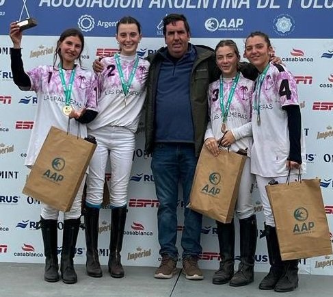Polo femenino: LAS PALMERAS TEENS GANÓ LA COPA DE ORO EN EL TORNEO PÍA PANDO