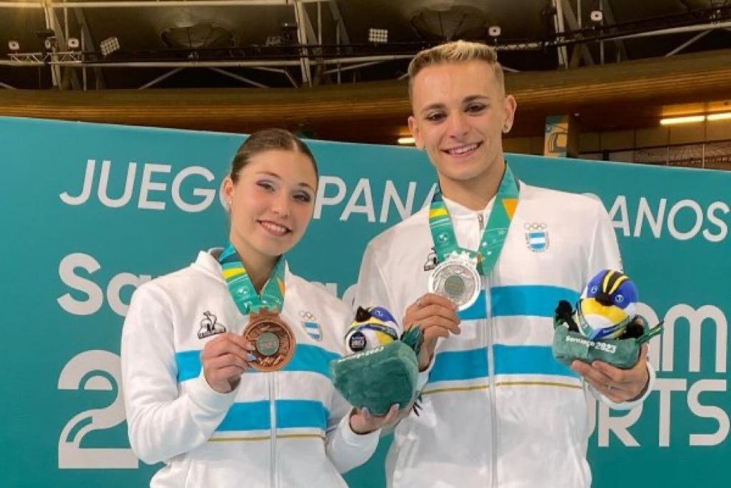 JJPP Santiago 2023: PATÍN ARTÍSTICO | DONATO MASTROIANNI SUBCAMPEÓN Y MARTINA DELLA CHIESA BRONCE