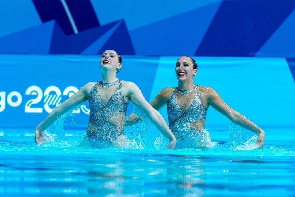 JJPP Santiago 2023: NATACIÓN ARTÍSTICA | EL DUETO ARGENTINO QUEDÓ 10º