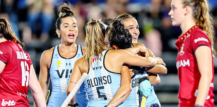 Hockey césped femenino: GOLEADA DE LAS LEONAS FRENTE A BÉLGICA EN EL COMIENZO DE LA VENTANA FIH PRO LEAGUE