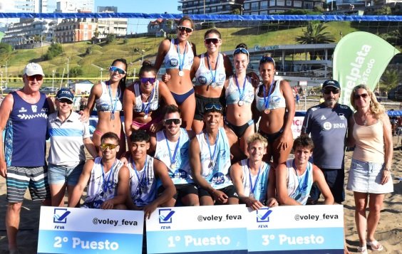Beach Volley: SOSAYA-AMIEVA EN CABALLEROS Y PERALTA-ENRÍQUEZ EN DAMAS, FUERON LOS GANADORES DE LA ETAPA 4 DEL CIRCUITO ARGENTINO