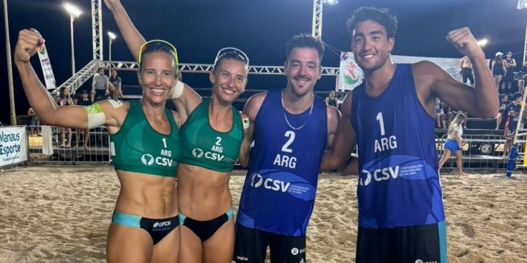 Beach Volley: AMIEVA-BUENO Y GALLAY-CHURÍN SE ADJUDICARON LA ETAPA 7 DEL CIRCUITO SUDAMERICANO