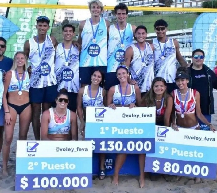 Beach Volley: LOMBARDO-SALEMA Y GHIGLIAZZA-DE BRITO, GANADORES DE LA ETAPA 3 DEL CIRCUITO NACIONAL