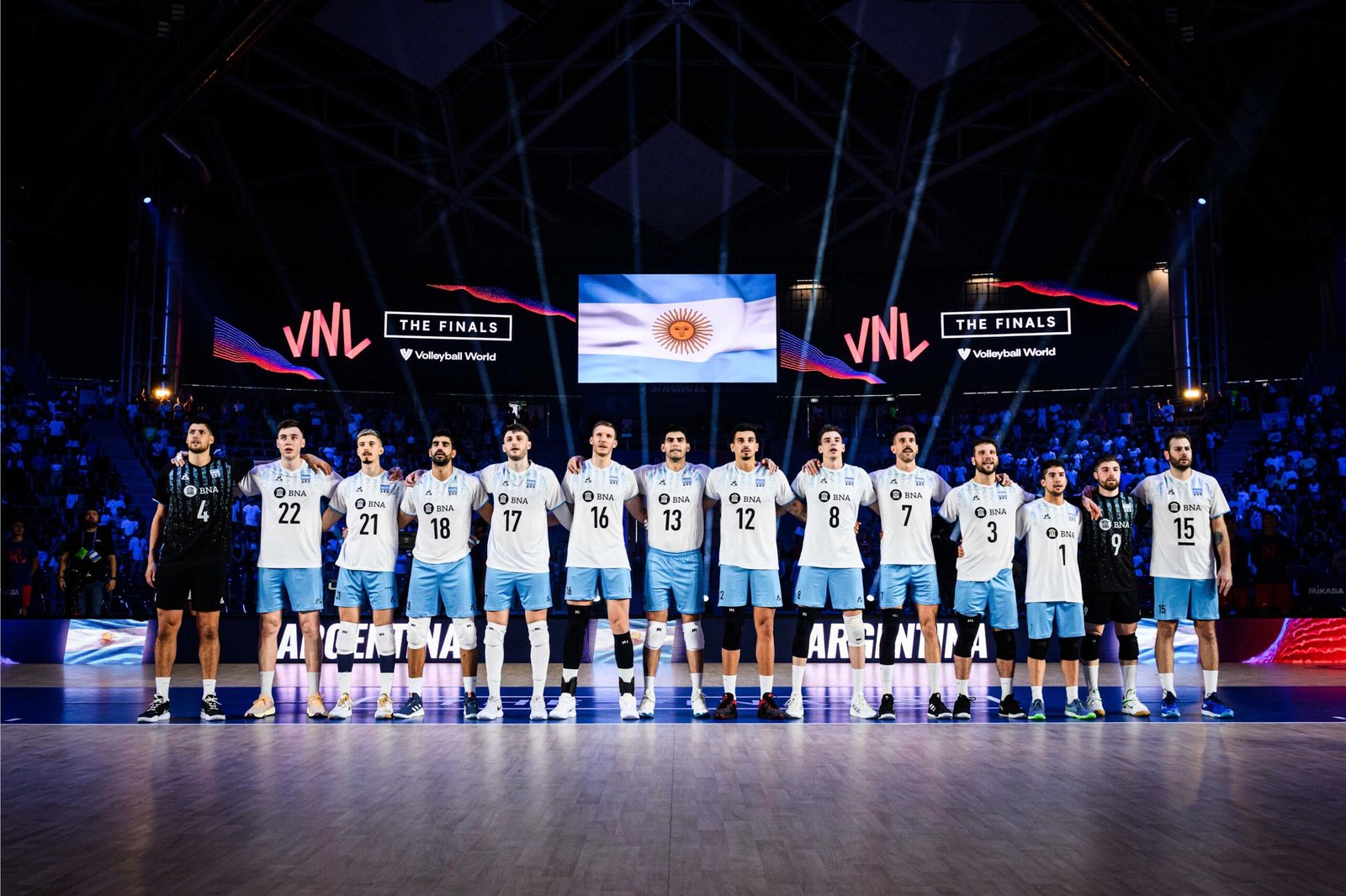 Vóley masculino: ARGENTINA PERDIÓ 3-2 ANTE ESLOVENIA EN LOS CUARTOS DE FINAL DE LA VNL