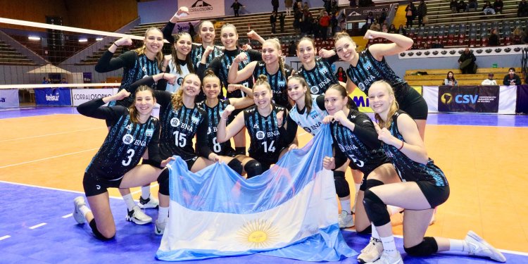 Voley femenino: EN EL SUDAMERICANO U21, LA SELECCIÓN ARGENTINA CLASIFICÓ AL MUNDIAL 2025
