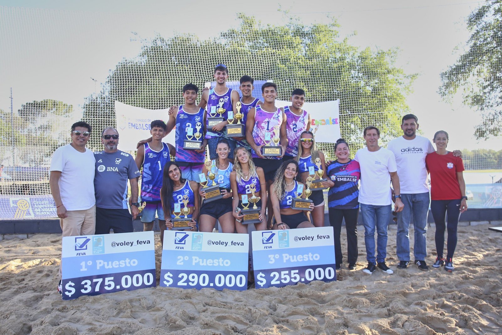 Beach Volley: CAPOGROSSO-DE CERCHIO Y ABDALA-GHIGLIAZZA SE QUEDARON CON LA ETAPA 1 DEL CIRCUITO ARGENTINO