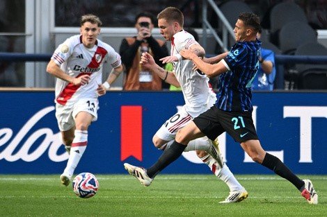 Fútbol masculino: RIVER CAYÓ POR 2 A 0 ANTE INTER DE MILAN Y SE DESPIDIÓ DEL MUNDIAL DE CLUBES 2025 CON UN TENSO FINAL