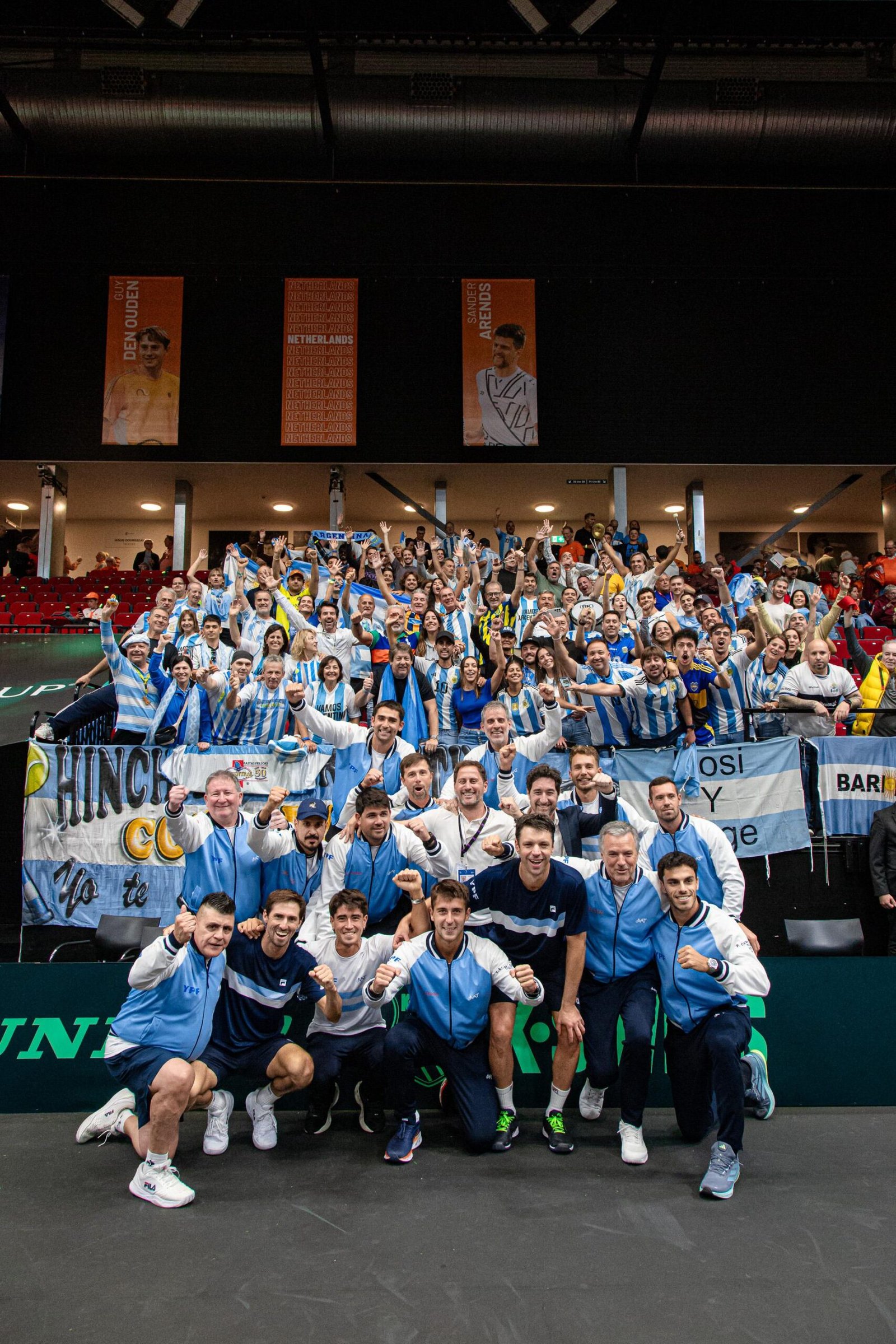 Tenis masculino: COPA DAVIS | ARGENTINA LE GANÓ A PAÍSES BAJOS Y CLASIFICÓ A LA RONDA FINAL