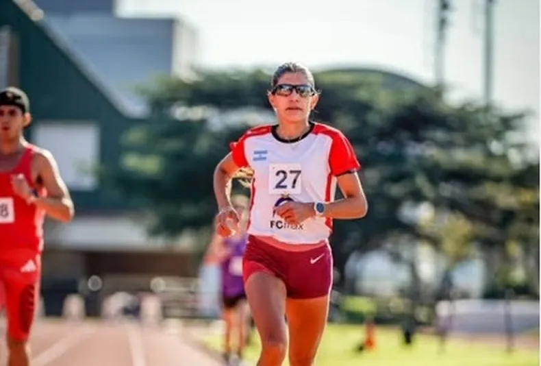Atletismo: DAIANA OCAMPO MARCÓ UN NUEVO RÉCORD PERSONAL