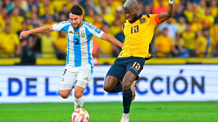 Fútbol masculino: ELIMINATORIAS SUDAMERICANAS | ARGENTINA CAYÓ CON ECUADOR EN EL CIERRE DE LA CLASIFICACIÓN