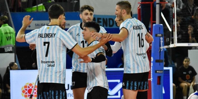 Voley masculino: ARGENTINA LE GANÓ A CUBA EN LOS DOS AMISTOSOS DISPUTADOS SAN JUAN