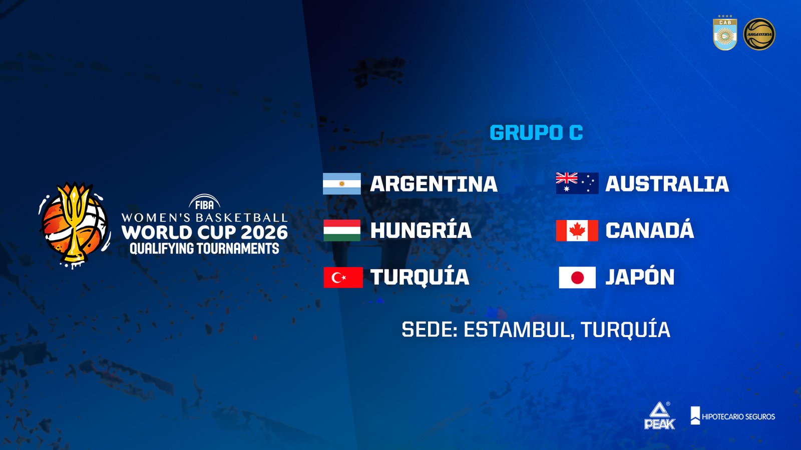 Básquet femenino: ARGENTINA YA TIENE RIVALES Y SEDES PARA EL CLASIFICATORIO A LA COPA DEL MUNDO BERLIN 2026