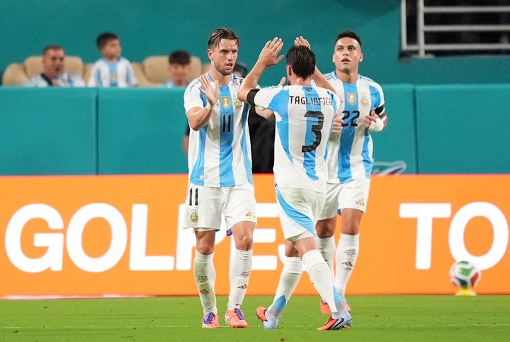 Fútbol masculino: LA SELECCIÓN ARGENTINA LE GANÓ A VENEZUELA EN UN AMISTOSO INTERNACIONAL