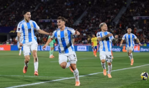Lee más sobre el artículo Fútbol masculino: MUNDIAL SUB20 | ARGENTINA LE GANÓ A COLOMBIA Y PASÓ A LA FINAL DEL TORNEO