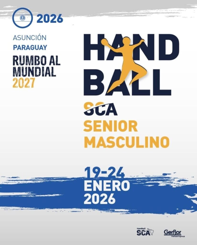 Handball masculino: FIXTURE PARA LOS GLADIADORES EN EL TORNEO SUR-CENTRO ASUNCIÓN 2026