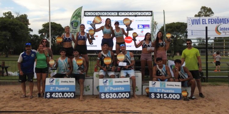 Beach Volley: AGOSTINA GHIGLIAZZA-MORENA ABDALA Y MACIEL BUENO-BAUTISTA AMIEVA  GANARON LA ETAPA 5 DEL CIRCUITO ARGENTINO