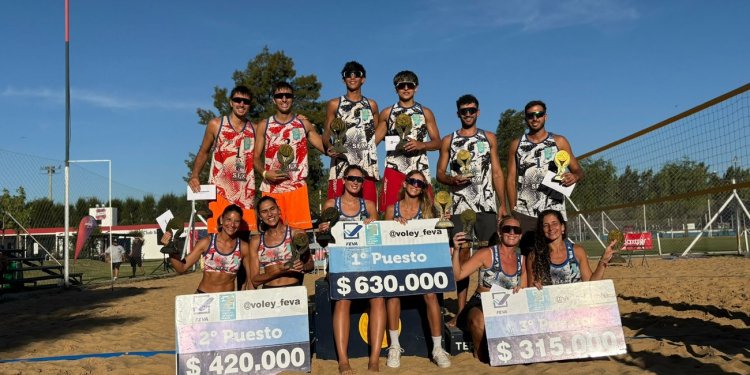 Beach Volley: AGOSTINA GHITGLIAZZA-MORENA ABDALA Y WALTER VEGA-NICOLÁS DÍAZ GANARON LA ETAPA 8 DEL CIRCUITO ARGENTINO