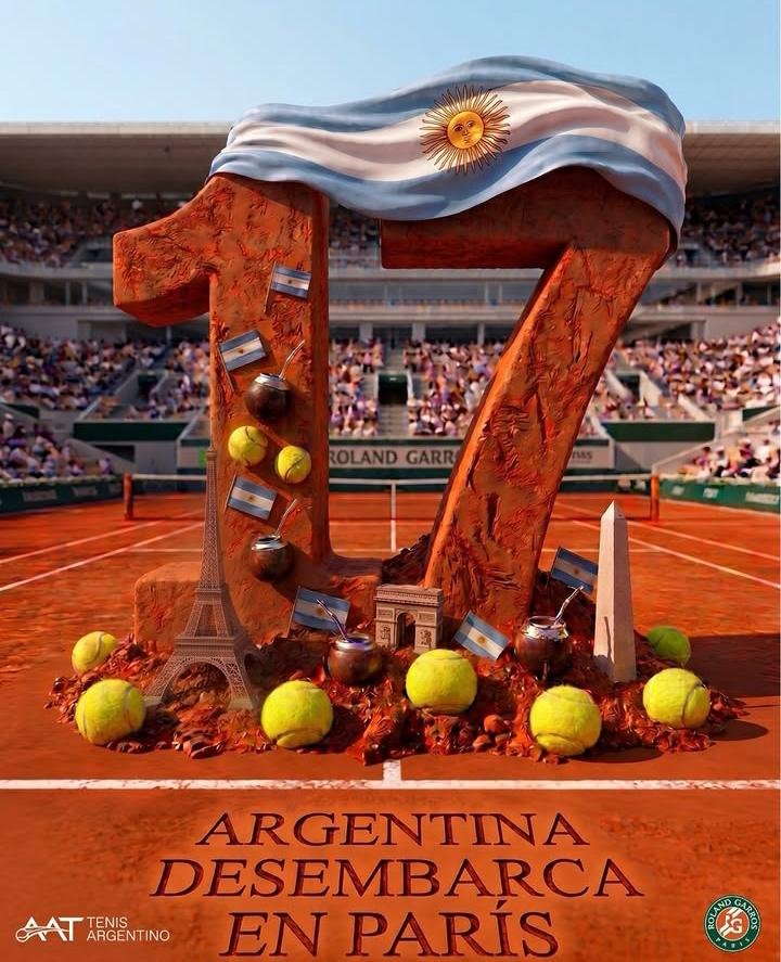 Tenis: ÉPOCA DORADA PARA LOS ARGENTINOS EN PARÍS