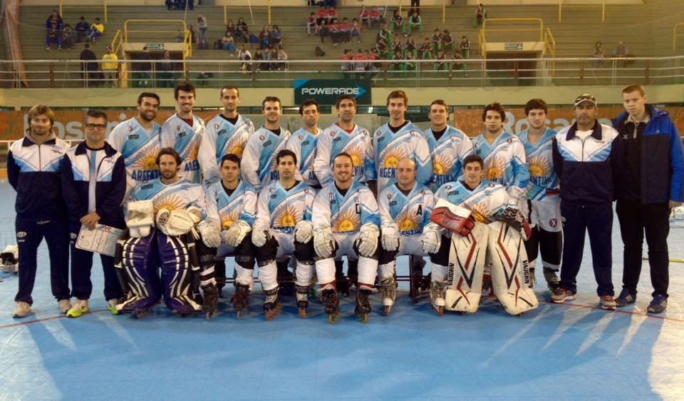 La formación argentina antes de iniciar el Mundial. 