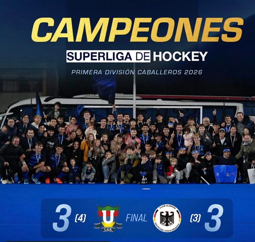 Hockey césped masculino: UNIVERSITARIO DE ROSARIO SE ADJUDICÓ LA FASE FINAL DE LA SUPERLIGA DE CLUBES 2026