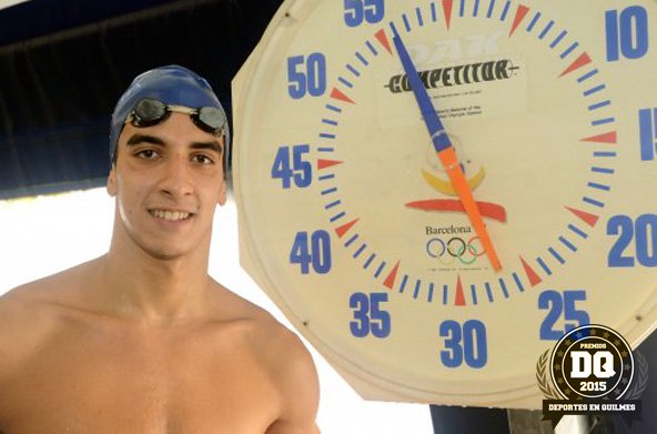 Lautaro Rodríguez (Natación) ternado a Mejor Deportista de los Premios DQ 2015. 