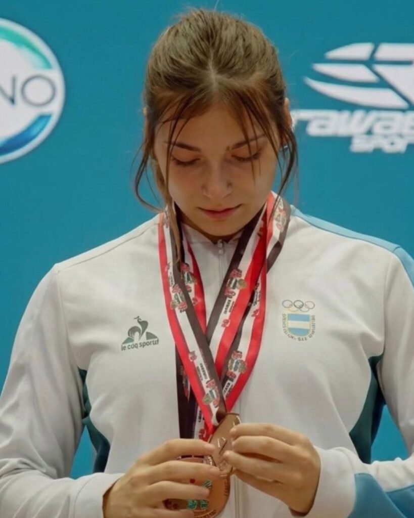 Pesas: PAZ CASADEVALL OBTUVO MEDALLA DE BRONCE EN EL MUNDIAL JUNIOR EGIPTO