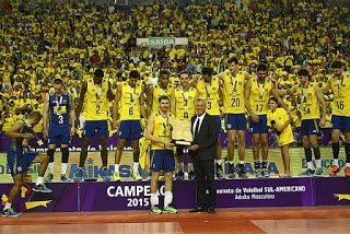 Voley masculino: RESUMEN DEL CAMPEONATO SUDAMERICANO 2015