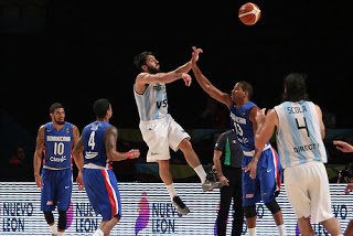 Basquet: ARGENTINA VENCIÓ A REPÚBLICA DOMINICANA Y CONTINÚA INVICTA