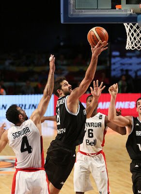 Basquet: LUEGO DEL PARTIDO HABLARON HERNÁNDEZ Y LAPROVÍTTOLA (ARGENTINA) Y TRIANO Y OLYNYK (CANADÁ)