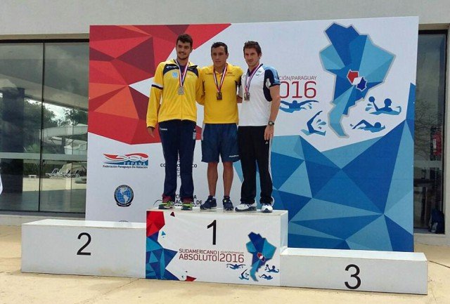 Natación: GUILLERMO BÉRTOLA ES BRONCE SUDAMERICANO EN AGUAS ABIERTAS