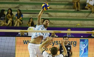 Voley masculino: ARGENTINA DERROTÓ A URUGUAY EN EL SUDAMERICANO