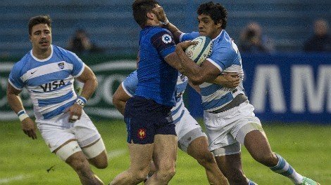 Rugby: LOS PUMAS GANARON EN TUCUMÁN EL PRIMER PARTIDO DE LA SERIE FRENTE A FRANCIA