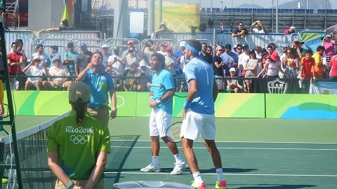 JJOO Río 2016 tenis: DEL POTRO Y GONZÁLEZ COMENZARON SU PARTICIPACIÓN CON UNA VICTORIA EN DOBLES