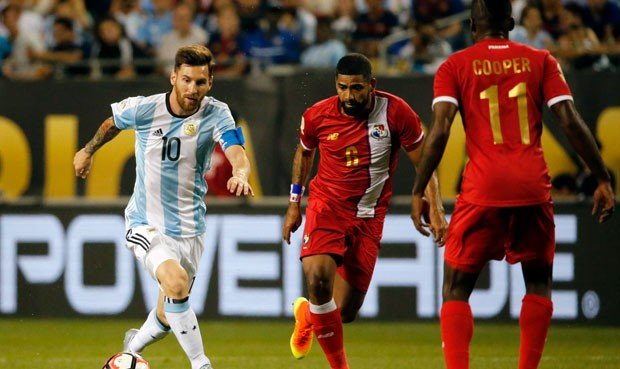 Fútbol: CON MESSI IMPARABLE, ARGENTINA GOLEÓ A PANAMÁ