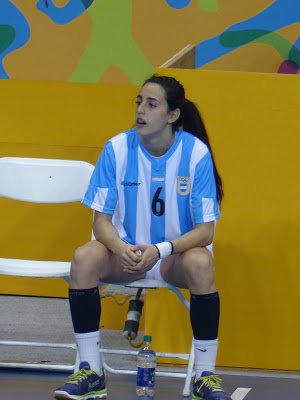 Handball: LUCIANA SALVADÓ Y LUCÍA HARO, FELICES LUEGO DEL PARTIDO CON CHILE