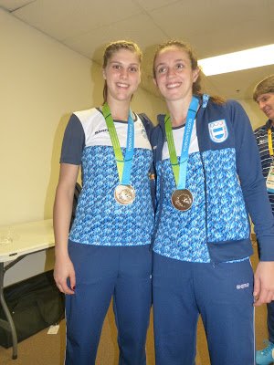 Handball femenino: VICTORIA CRIVELLI Y ELKE KARSTEN, "PLATA" PANAMERICANAS