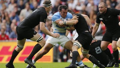 Rugby: LOS PUMAS DEBUTARON EN EL MUNDIAL DE INGLATERRA Y CAYERON FRENTE A LOS ALL BLACKS EN GRAN PARTIDO