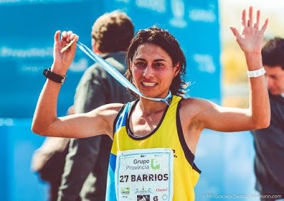 Maratón: "HABER LOGRADO EL TERCER PUESTO ES EL GALARDÓN MÁS GRANDE DE MI CARRERA DEPORTIVA" SOSTUVO ADELA BARRIOS