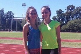 Atletismo: CANDELA BELAUSTEGUI Y VALENTINA PISANI, CON LA CABEZA EN BUENOS AIRES 2018