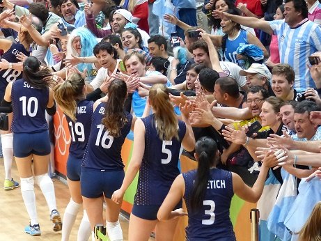 JJOO Río 2016 Voley Femenino: EN UN DÍA HISTÓRICO PARA EL VOLEY ARGENTINO, LAS PANTERAS GANARON SU PRIMER PARTIDO OLÍMPICO